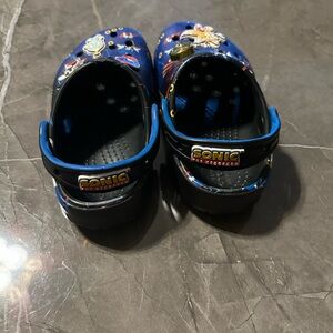 CROCS Kids Sonic Blue Slippers